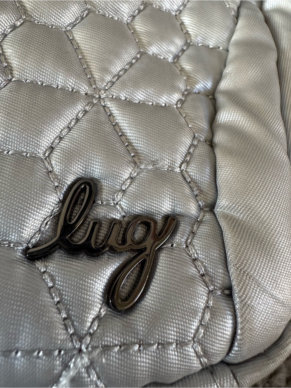 lug Silver Quilted Crossbody Bag - Picture 4 of 6